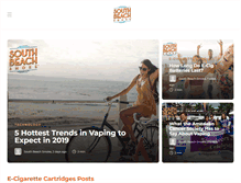 Tablet Screenshot of blog.southbeachsmoke.com